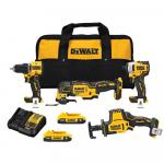 DEWALT ATOMIC 20-Volt Lithium-Ion Cordless Brushless Combo Kit