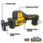 DEWALT ATOMIC 20V MAX Cordless Brushless Compact Reciprocating Saw (Tool Only)