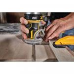 DEWALT (Tool Only) DCW600B 20V MAX XR Cordless Brushless Fixed Base Compact Router