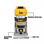 DEWALT (Tool Only) DCW600B 20V MAX XR Cordless Brushless Fixed Base Compact Router