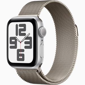 Apple Watch SE 44mm GPS ( Stainless Steel, Milanese Loop )