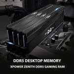 Silicon Power 32GB Zenith 6000 MHz DDR5 Desktop Memory Kit (2 x 16GB, Black)
