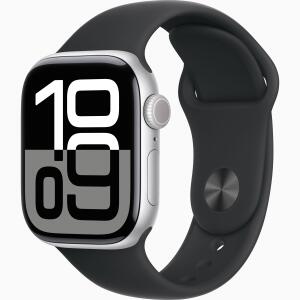 Apple Watch Series 10 Aluminum 42mm,S/M GPS (Rubber Sport Band)
