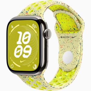 Apple Watch Series 10 Titanium 42mm,M/L GPS (Rubber Nike Sport Band)