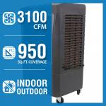 Hessaire 3,100 CFM 3-Speed Portable Evaporative Cooler (Swamp Cooler) for 950 sq. ft.