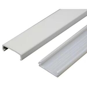 Legrand Wiremold Non-Metallic PVC Raceway 5 ft. Wire Channel, White