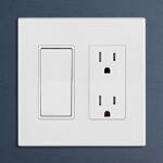 Leviton Decora Edge 15 Amp Tamper-Resistant Duplex Outlet, 10-Pack, White