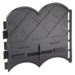 Vigoro 6 in. x .25 in. x 6 in. Black Plastic Landscape Edging (40-6 in. Pieces/ 20 Linear ft.)