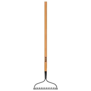 Anvil 47 in. L Wood Handle 14-Tines Garden Bow Rake