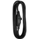 HDX 8 ft. 16/3 Light Duty Indoor/Outdoor Extension Cord, Black