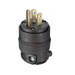 Leviton 15 Amp 125-Volt Rubber Grounding Plug