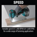 Makita18V LXT Lithium-ion Brushless Cordless 2-PC Combo Kit 3.0Ah (Driver-Drill/ Impact Driver) (XT281S)