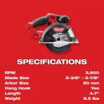 Milwaukee(Tool-Only) M18 FUEL 18V Lithium-Ion Brushless Cordless Metal Cutting 5-3/8 in.