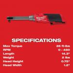 Milwaukee (Tool Only) M12 FUEL 12V Lithium-Ion Brushless Cordless 3/8 in.