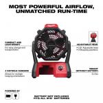 Milwaukee M18 18-Volt Lithium-Ion Cordless Jobsite Fan (Tool-Only)