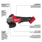 MilwaukeeM18 FUEL 18V Lithium-Ion Brushless Cordless Grinder And 3/8 in.