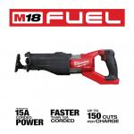 Milwaukee(Tool-Only) M18 FUEL 18V Lithium-Ion Brushless Cordless Super SAWZALL Orbital Reciprocating Saw