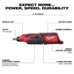 Milwaukee(Tool-Only) M12 12V Lithium-Ion Cordless Rotary Tool (2460-20)