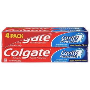 Colgate(8oz,4pck) Toothpaste with Fluoride