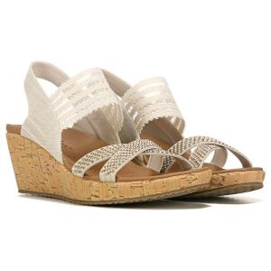 Skechers Women's Beverlee Fancy Sips Wedge Sandal