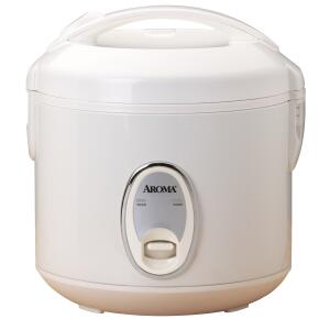 Aroma 8 Cups White Rice Cooker