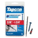 Tapcon 3/16 in. x 1-3/4 in. Star Flat-Head Concrete Anchors (75-Pack)