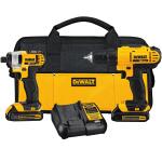 DEWALT 2-Tool Combo Kit 20V MAX Cordless Drill/Impact - DCK240C2