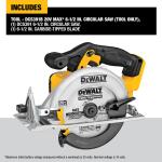 DEWALT (Tool Only) 20V MAX Cordless 6.5-in Sidewinder Style Circular Saw