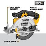 DEWALT (Tool Only) 20V MAX Cordless 6.5-in Sidewinder Style Circular Saw