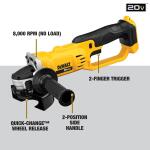 DEWALT 4.5 in. - 5 in. 20 volt MAX Cordless Angle Grinder - (Tool Only) DCG412B