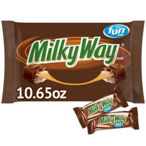 Milky Way Fun Size Milk Chocolate Candy Bars -3pcs10.65oz