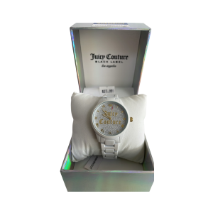 Juicy Couture White Crystal Watch