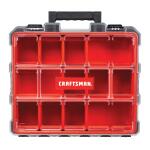 CRAFTSMAN Pro 12 Compartment 17.6 Inch Large Plastic Small Parts Organizer