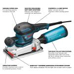 Bosch 120V 3.4 Amp Variable Sheet Corded Sander with Dust Management