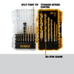 DEWALT 14-Piece Impact Ready Titanium Nitride Coated Speed Tip Drill Bit Set