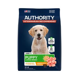 Authority® Everyday Health Large Breed Puppy Dry Dog Food - Chicken & Rice 34lb