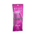 Dorco Razors 10pk Pink Fresh Twin Blade