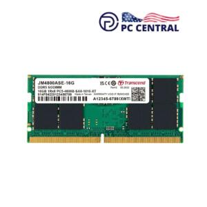 Transcend JetRam 16GB DDR5 Unbuffered SO-DIMM RAM Module (1 x 16GB) 