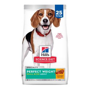 Hill's Science Diet Perfect Weight Small Bites Adult Dry Dog Food - Chicken 25lb