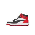 Puma Rebound Joy 'White' Youth Trainers White Red Black Size 4 1/2