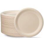 Eco Biodegradeable 10 inches Plates, 125 ct.