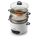 Aroma White Rice Cooker 6 Cups