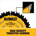 DEWALT 40-Tooth 8-1/4-Inch Carbide-Tipped Circular Saw Blade