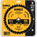 DEWALT 40-Tooth 8-1/4-Inch Carbide-Tipped Circular Saw Blade