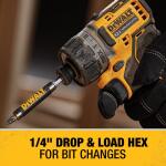 DEWALT XTREME 1/4-in Cordless Screwdriver 12-volt Max Brushless with Charger and 2-Batteries - DCF601F2