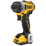 DEWALT XTREME 1/4-in Cordless Screwdriver 12-volt Max Brushless with Charger and 2-Batteries - DCF601F2