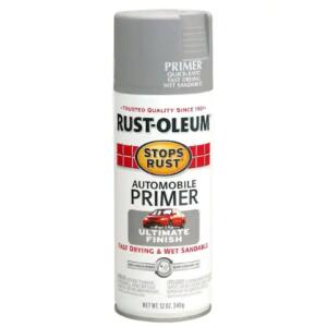 Rust-Oleum Stops Rust - 12 oz. Flat Light Gray Automotive Primer Spray