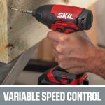 SKIL PWR CORE 1/4-inch Cordless Impact Driver, 20-volt (Includes Battery and Charger)