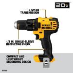 DEWALT 4-Tool Combo Kit 20V MAX XR - DCK421D2 