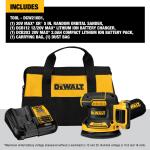 DEWALT20V MAX XR 5-inch Cordless Brushless Random Orbital Sander w/ (1) 20V Battery 2.0Ah and Charger